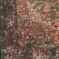 فرش دودوی طوسی ناز گل کد۶۷۶۰جدید ۱۲۰۰شانه|فرش|شیراز, قلات|دیوار