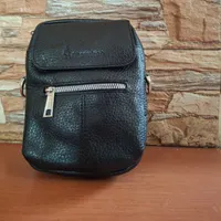 کیف تمام چرم مشکی