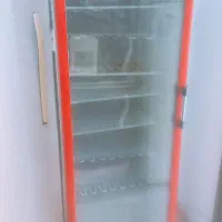 یخچال وفریزر مغازه ای تمییز در حد  موتور کم مصرف