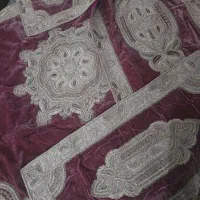 رومیزی سرمه دوزی|پرده، رانر، رومیزی|اردبیل, |دیوار