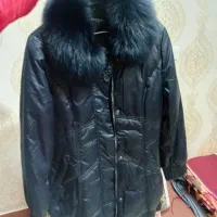 کاپشن ضد اب خارجی خزدارسرمه ای سایز۳۸|لباس|تهران, امام زاده عبدالله|دیوار