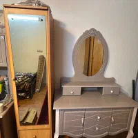 میز ارایشی و کمد لباس با کشو