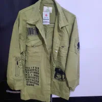 کت کتان پسته ای