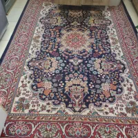 گلیم فرش ساعت دیواری