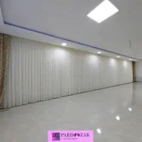 انواع پرده پلیسه مینی‌مال پانچ زبرا نخی عمودی|پرده، رانر، رومیزی|لردگان, |دیوار