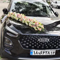 دیزاین ماشین عروس دسته گل عروس