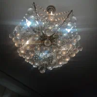 لوستر برنز اصل با کریستال های اتریشی