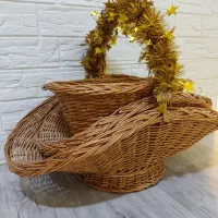 سبد حصیری نسبتا بزرگ|صنایع دستی و سایر لوازم تزئینی|اهواز, کوی نفت|دیوار