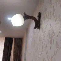 لوستر چوبی|لوستر و چراغ آویز|مشهد, فرهنگیان (شهرک غرب)|دیوار