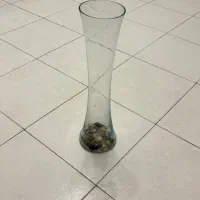 گلدان شیشه ای استوانه