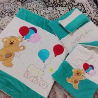 سرویس خواب کودک ،قنداق فرنگی،تشک ،پتو و بالشت