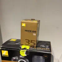 فروش دوربین نیکون d5300 و لنز 35mm f1.8|دوربین عکاسی و فیلم‌برداری|شیراز, فرهنگ شهر|دیوار