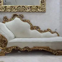 شزلون کرم رنگ کاملا سالم|صندلی و نیمکت|قرچک, شهرک طلائیه|دیوار