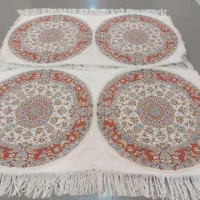 فرش دستبافت تک دایره 1 * 1طرح تبریز