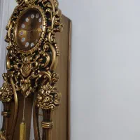 ساعت چوبی ورق طلا|ساعت دیواری و تزئینی|تهران, شهرک چیتگر|دیوار