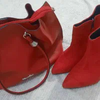 کیف و کفش ست قرمز،طوسی ،قهوه ای وزرد|کیف، کفش، کمربند|ارومیه, |دیوار