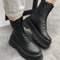 کفش نیم بوت زنانه مشکی مدل. ROXANA|کیف، کفش، کمربند|بم, |دیوار