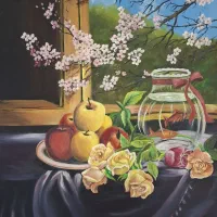 فروش تابلو رنگ روغن روی بوم و مخمل|صنایع دستی و سایر لوازم تزئینی|بیرجند, |دیوار