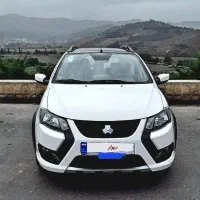 کوئیک GXR L سفید ، سقف مشکی فول مانیتوردار