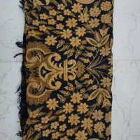 رو فرشی کرم وسورمه ای ۶ متری نو