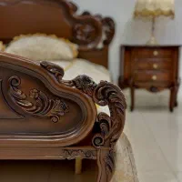 سرویسخواب کامل تمام چوب تختخواب