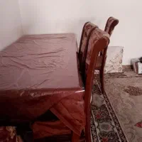 میز ناهار خوری ۶نفره ، تختخواب یک نفره|میز و صندلی غذاخوری|شاهدشهر, |دیوار