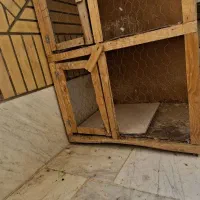 قفس چوبی ۴۰×۵۰ دوطبقه