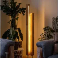 آباژور با نور پردازی خطی مدرن