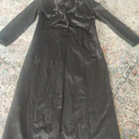 مانتو بارونی مشکی مجلسی قیمت مناسب