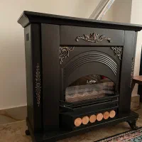 بخاری گازی طرح شومینه در حد نو|بخاری، هیتر، شومینه|ساری, |دیوار