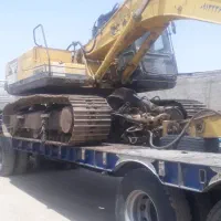 اجاره بیل مکانیکی زنجیری مجهز به چنگ ومگنت|خدمات حمل و نقل|نسیمشهر, |دیوار