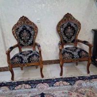 مبل ۷نفره سلطنتی چوب گردو|مبلمان خانگی و میز عسلی|تهران, خاوران|دیوار