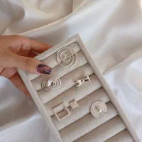 انگشتر مینیمال آبکاری نقره