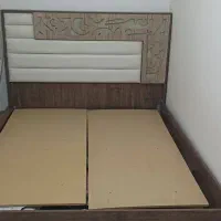 تخت دونفره  پاتختی  کمد ریلی|تخت و سرویس خواب|کرج, کلاک بالا|دیوار