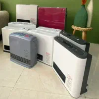 بخاری گازی برقی ژاپنی . بدون دود کش