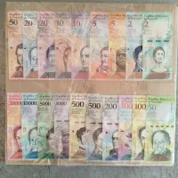 ست اسکناس کامل ونزوئلا