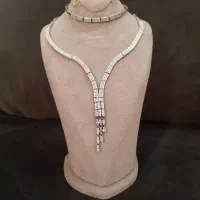 گردنبند و دستبند نقره زنانه|جواهرات|فردیس, نسترن غربی|دیوار