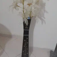 گل وگلدان چوبی زیبا