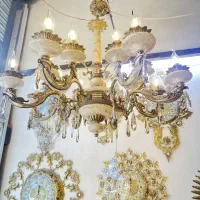 ساخت انواع لوستر برنزی