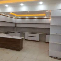 کتابخانه ک ا ب ی نت ک م دMDF|کتابخانه، شلف، قفسه‌های دیواری|بروجرد, |دیوار