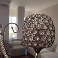 لوستر طلایی|لوستر و چراغ آویز|کیش, |دیوار