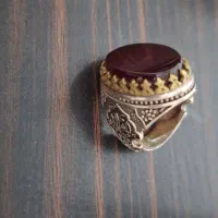 انگشتر عقیق یمن.فیروزه