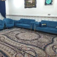 مبل با پرده پزیرایی|مبلمان خانگی و میز عسلی|اهواز, کمپلو جنوبی|دیوار