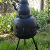 بخاری هیزمی چندکاره طرح کپسول فضایی «کوروش»