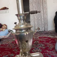 منقل قدیمی برنجی سماور|کلکسیون اشیاء عتیقه|خمینی‌شهر, |دیوار
