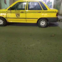 پراید تاکسی دوگانه شرکتی همراه با خط ۱۳۸۷
