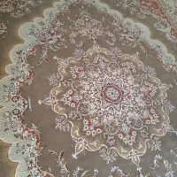 فرش زمینه گردویی گرم