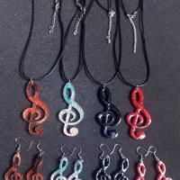 نیم ست کلید سل موسیقی دست ساز شبتاب|بدلیجات|گرگان, |دیوار