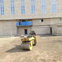 کرایه غلطک فرمونی دستی آهنی کمپک اجرای آسفالت کاری