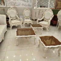 مبل کلاسیک سلطنتی ابزاری فلورانس ۹نفره نهارخوری ۸|مبلمان خانگی و میز عسلی|شیراز, دوکوهک|دیوار